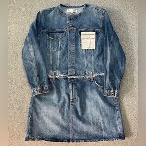 NWT Women’s Lucky Brand Remade Trucker Jean Dress size XL